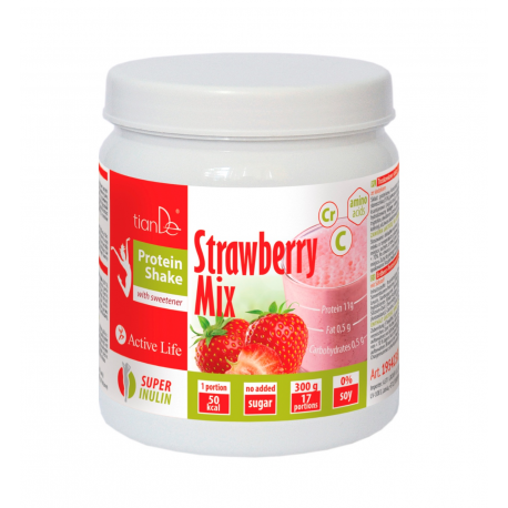 Shake proteic cu Căpșuni