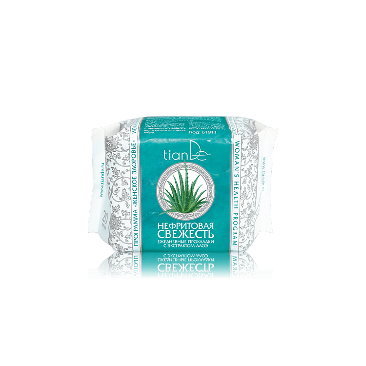 Absorbante zilnice pe bază de plante și extract de aloe «Nephrite Freshness», 20 buc.