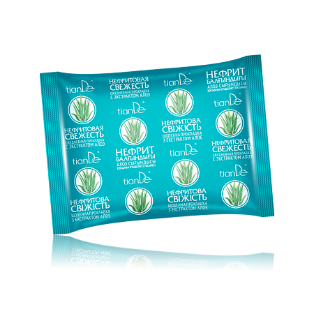 Absorbant zilnic pe bază de plante și extract de aloe «Nephrite Freshness», 1buc.